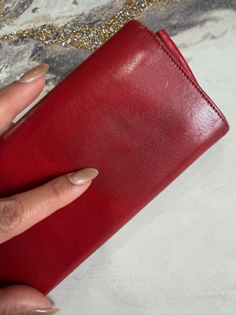 BALENCIAGA Purse Red Women Authentic secondhand